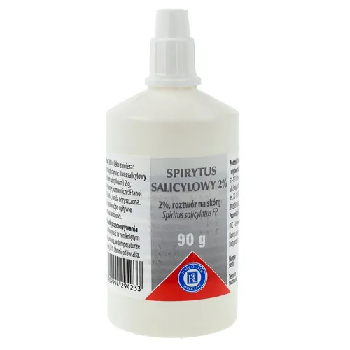 Spirytus salicylowy 2%, roztwór na skórę, 90 g