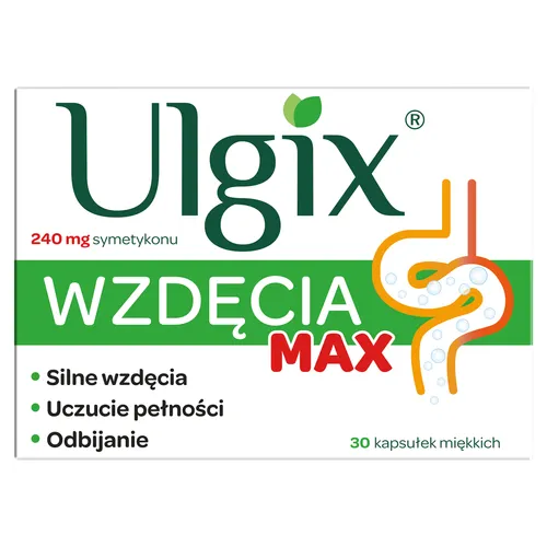 Ulgix Wzdęcia Max 240 mg, 30 kapsułek