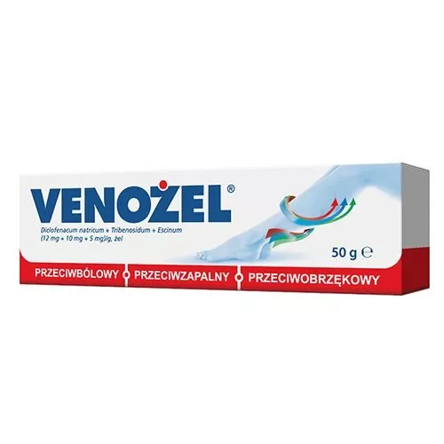 Venożel (12 mg + 10 mg + 5 mg)/g, żel, 50 g