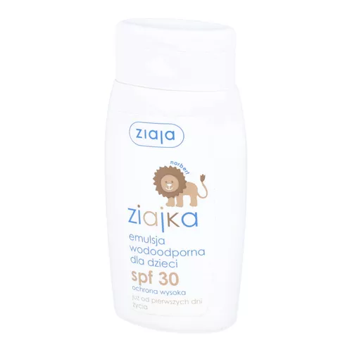 ziajka - emulsja wodoodporna dla dzieci, SPF 30, 125 ml