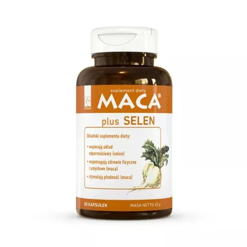 Maca Plus Selen, 80 kapsułek