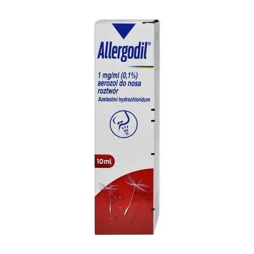 Allergodil 1 mg/ml (0,1%) roztwór, 10 ml