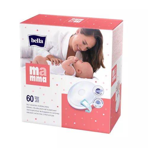Bella Mamma - wkładki laktacyjne z przylepcem, 60 sztuk