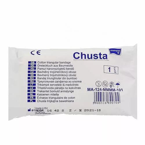 Chusta trójkątna - bawełniana, 1 sztuka