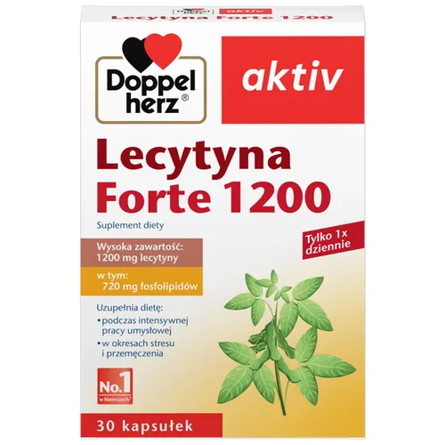 Doppelherz Aktiv Lecytyna 1200 Forte, 30 kapsułek