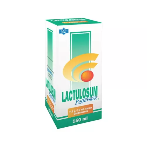 Lactulosum Polfarmex 7,5 g/15 ml, syrop na zaparcia, 150 ml
