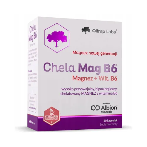 Olimp, Chela-Mag B6, 60 kapsułek