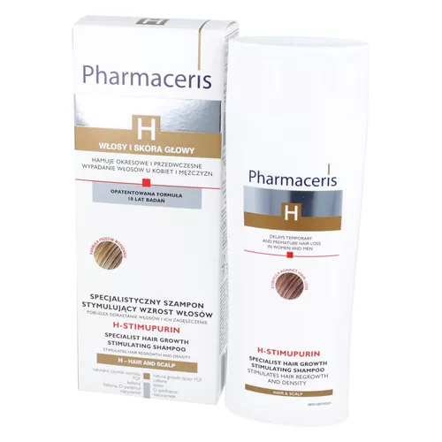 Pharmaceris H-STIMUPURIN - specjalistyczny szampon stymulujący wzrost włosów, 250 ml