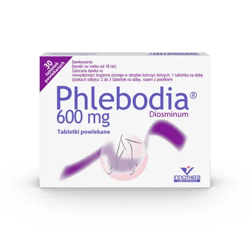 Phlebodia 600 mg, 30 tabletek