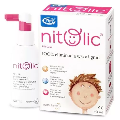 Pipi nitolic - zestaw przeciw wszawicy, 50 ml