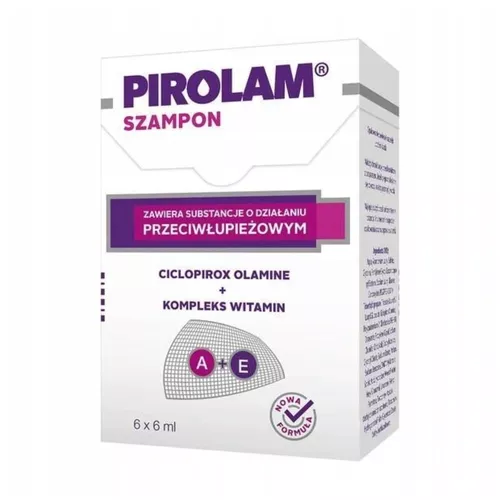 Pirolam - szampon przeciwłupieżowy, 6x6 ml
