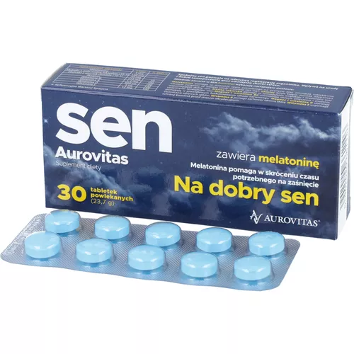 SEN - suplement diety, na dobry sen, 30 tabletek