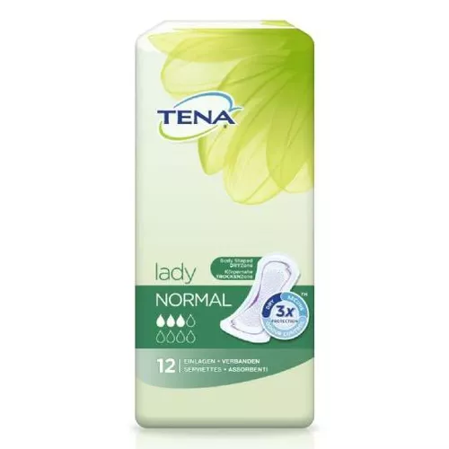 TENA Lady Normal - wkładki anatomiczne, 12 sztuk