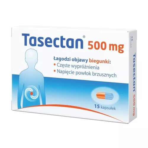 Tasectan 500 mg, 15 kapsułek