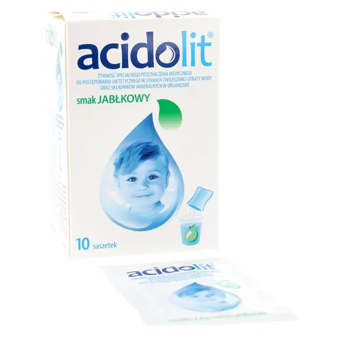 acidolit - smak jabłkowy, saszetki, 10 sztuk