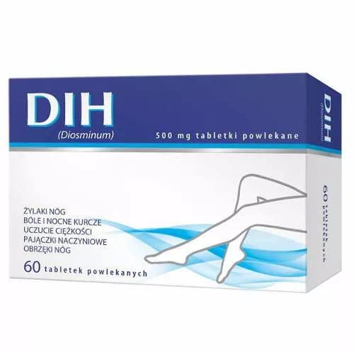DIH 500 mg, 60 tabletek powlekanych