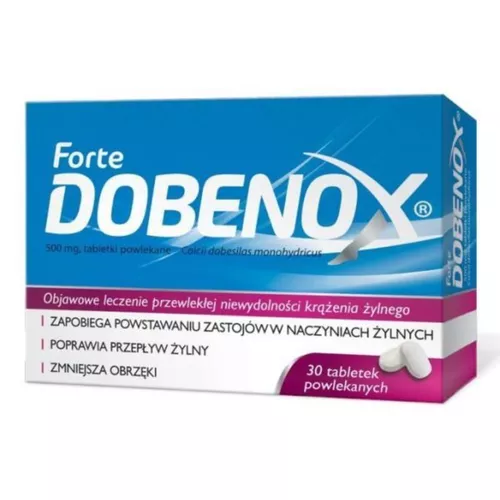 Dobenox Forte 500 mg, 30 tabletek powlekanych