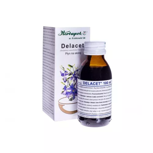 Delacet (96 g + 4 g)/ 100 g, płyn, 100 ml