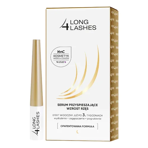 LONG 4 LASHES - serum przyspieszające wzrost rzęs, 3 ml