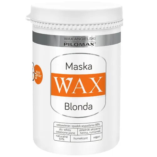 PILOMAX Blonda WAX NaturClassic - regenerująca maska do włosów jasnych, zniszczonych, 480 ml