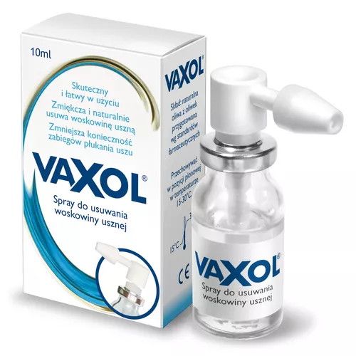 Vaxol, spray do usuwania woskowiny usznej, 10 ml
