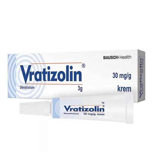 Vratizolin 30 mg/g, krem, 3 g
