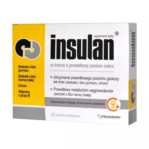 Insulan, 60 tabletek powlekanych