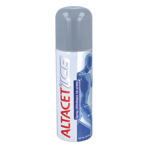 Altacet Ice - sztuczny lód, spray chłodzący na urazy, 130 ml
