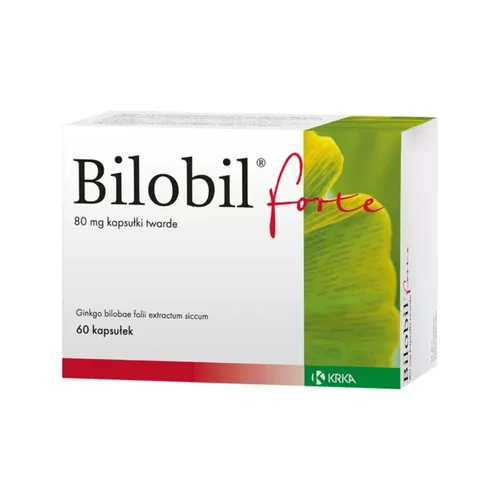 Bilobil Forte 80 mg, 60 kapsułek