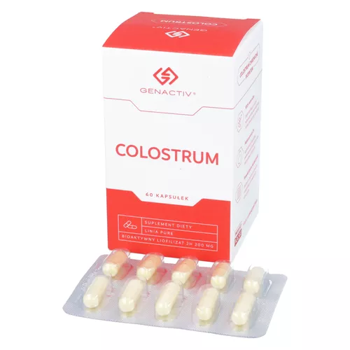Genactiv Colostrum (Colostrigen), 60 kapsułek