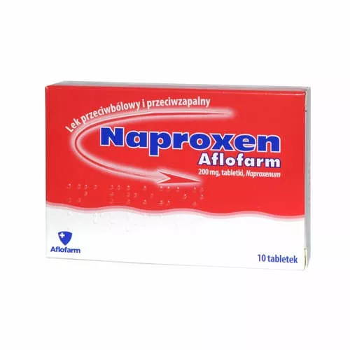 Naproxen Aflofarm 200 mg, 10 tabletek