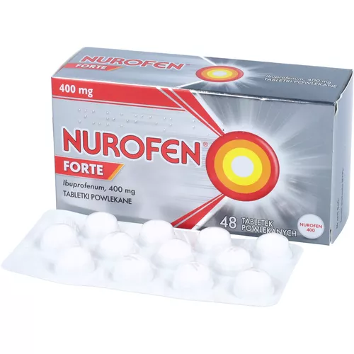 Nurofen Forte 400 mg, 48 tabletek powlekanych