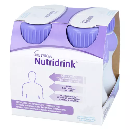 Nutridrink - o smaku neutralnym, 4 x 125 ml