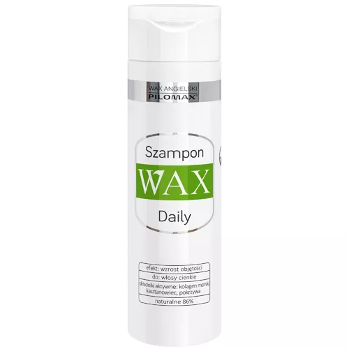 PILOMAX WAX DAILY - szampon codzienny do włosów cienkich bez objętości, 200 ml