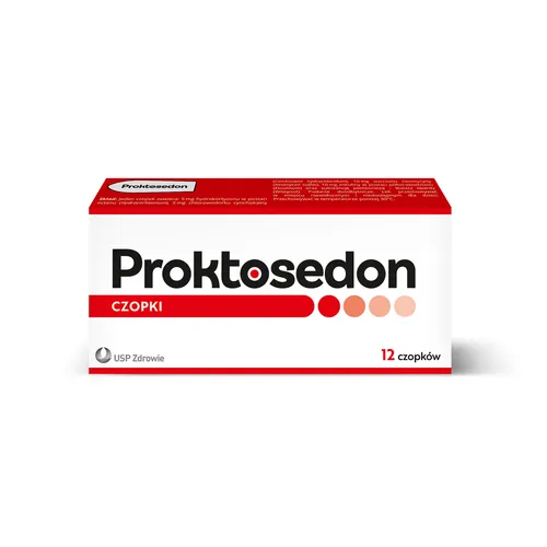 Proktosedon, 12 czopków