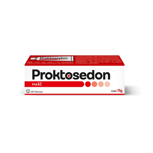 Proktosedon, maść doodbytnicza, 15 ml