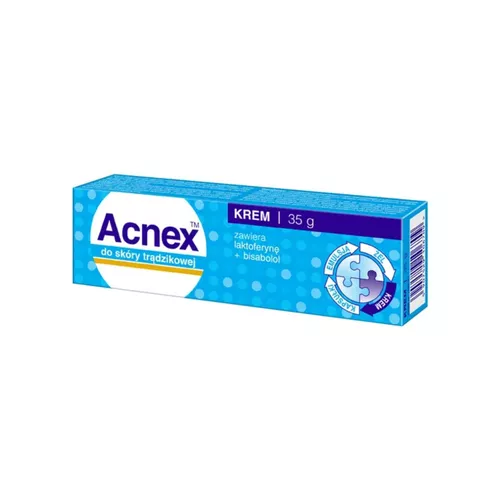 Acnex - krem do codziennej pielęgnacji cery trądzikowej i tłustej, 35 g