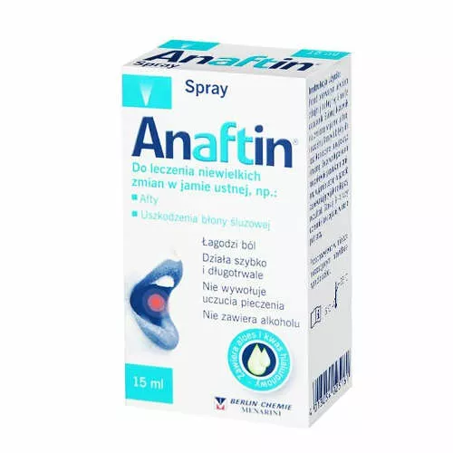 Anaftin - spray na afty, 15 ml