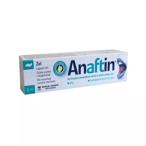 Anaftin - żel na afty, 8 ml