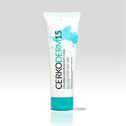CERKODERM 15 - 15%, krem z mocznikiem i z AHA, 75 ml