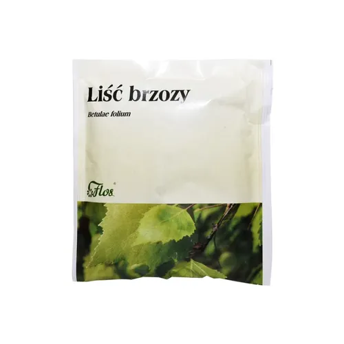 Flos, liść brzozy, zioła do zaparzania, 50 g
