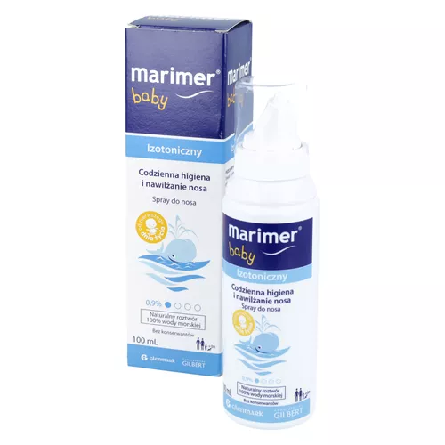 Marimer baby - woda morska dla niemowląt i dzieci, spray, 100 ml