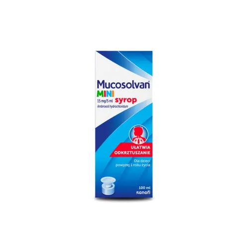 Mucosolvan Mini 15 mg/5 ml, syrop, 100 ml
