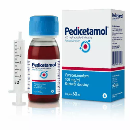 Pedicetamol 100 mg/ml, roztwór doustny, 60 ml
