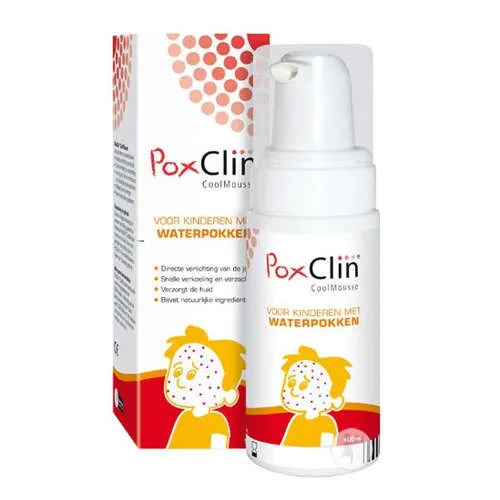 PoxClin CoolMousse - pianka chłodząca na ospę, 100 ml