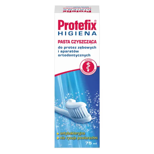 Protefix HIGIENA - pasta czyszcząca do protez zębowych, 75 ml