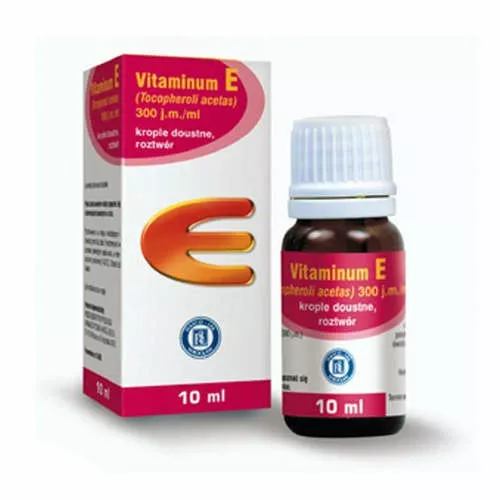 Vitaminum E 300 j.m./ml, krople doustne, roztwór, 10 ml