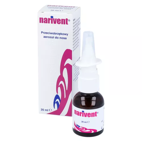 Narivent - przeciwobrzękowy aerozol do nosa, 20 ml