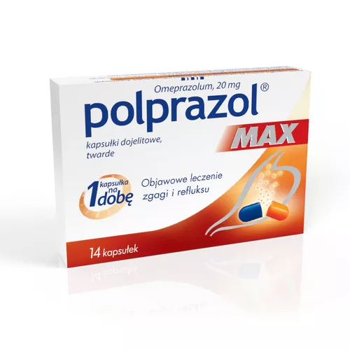 Polprazol Max 20 mg, 14 kapsułek
