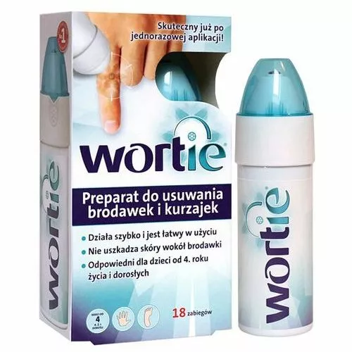 wortie - preparat do usuwania brodawek i kurzajek, 50 ml